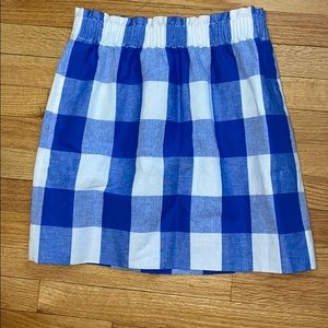 J. Crew Linen Cotton Skirt